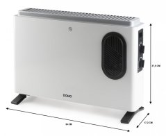Konvektor s ventilátorom - DOMO DO7351CH