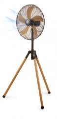Ventilátor stojanový 45 cm - imitácia dreva - DOMO DO8146