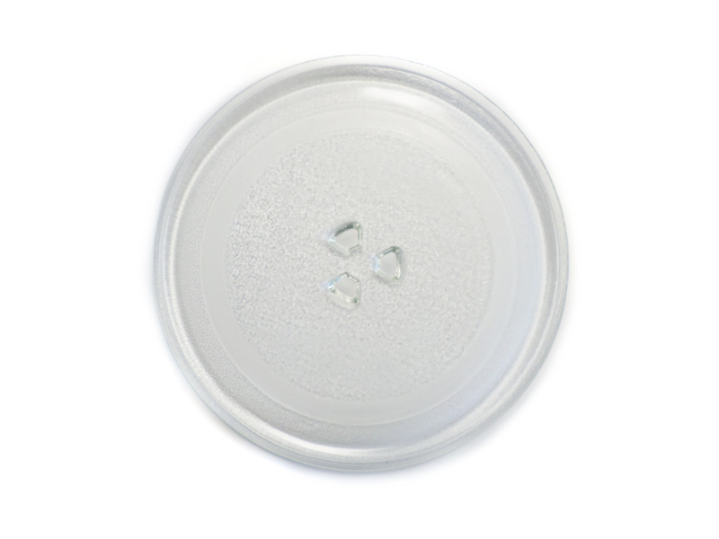 Skleněný otočný talíř do mikrovlnné trouby - 24,5 cm
